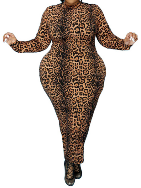 Printed Skinny Dress HFLAWVMKPH