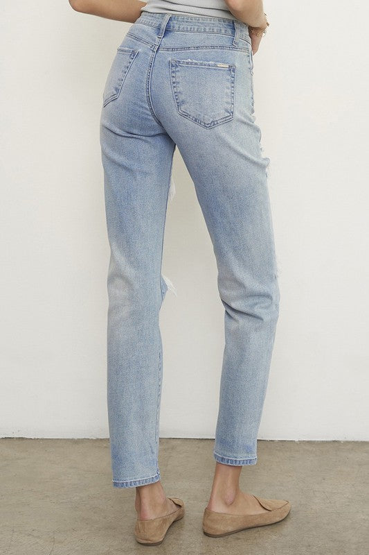 Ripped Boyfriend Jeans
