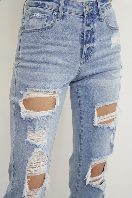 Ripped Boyfriend Jeans