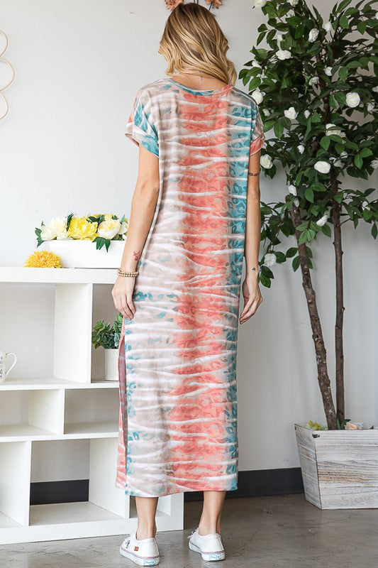 SIDE SLITS MAXI DRESS