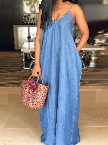 Casual Loose Denim Slip Dress
HW5C6DU3RF