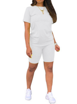 Pure-Colored Simple Sports Suit H68XZEAPZH