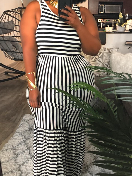 B&W Plus Dress