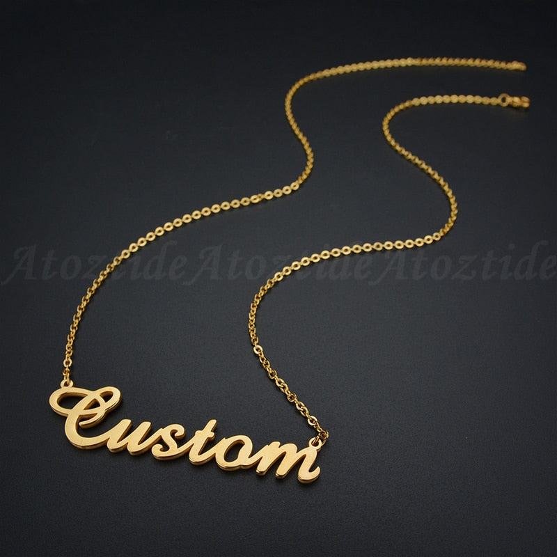 Customized Steel Name Necklace