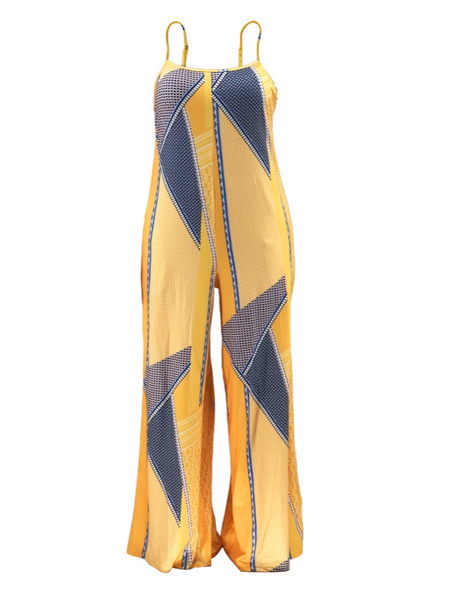 Loose Casual One-Piece Trousers With Halter Print
HFBU9YM24M