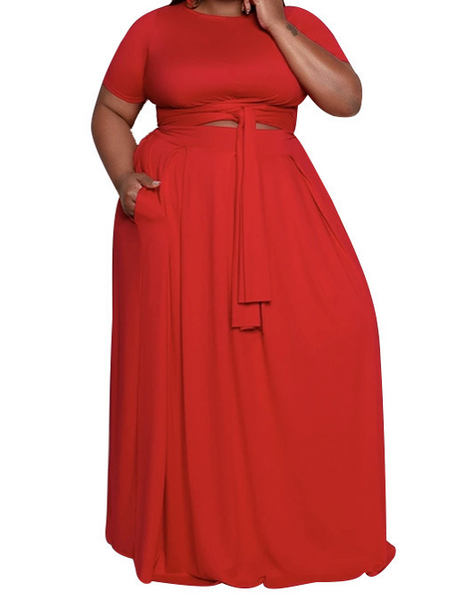 Women's Suit Loose And Flared Two-piece Skirt Suit HWULYU3HEL