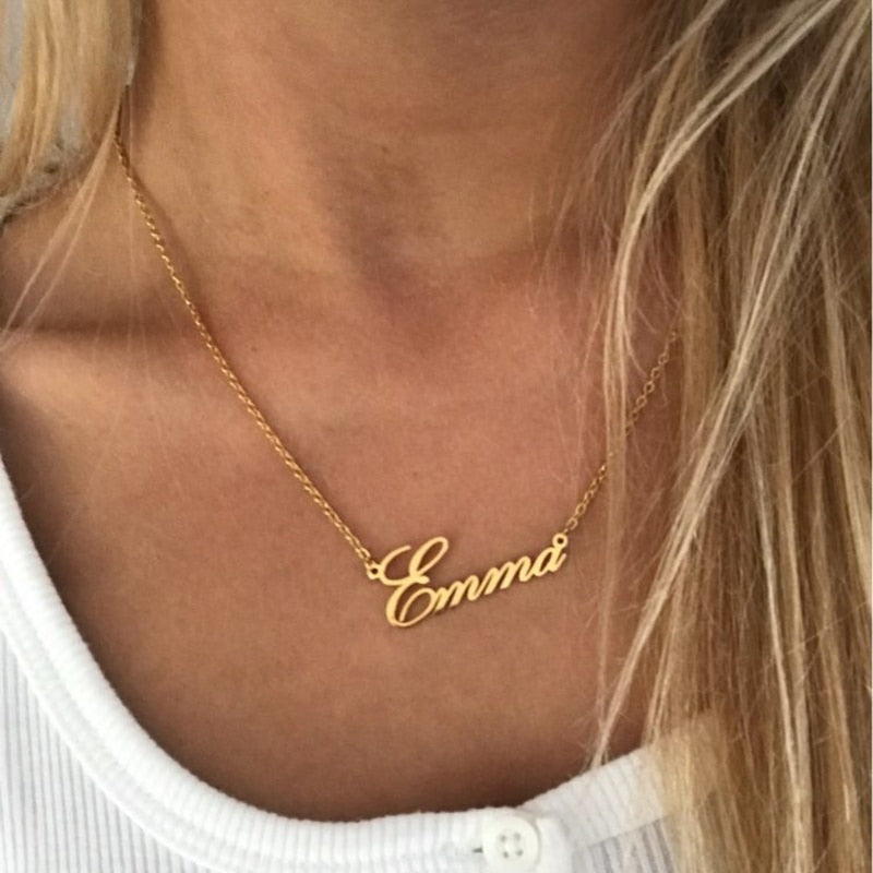 Customized Steel Name Necklace