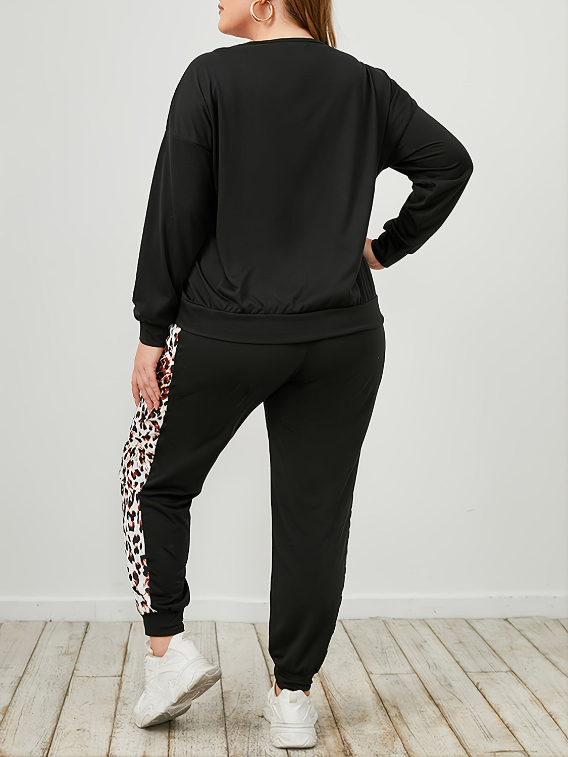 Leopard Sweatshirt set