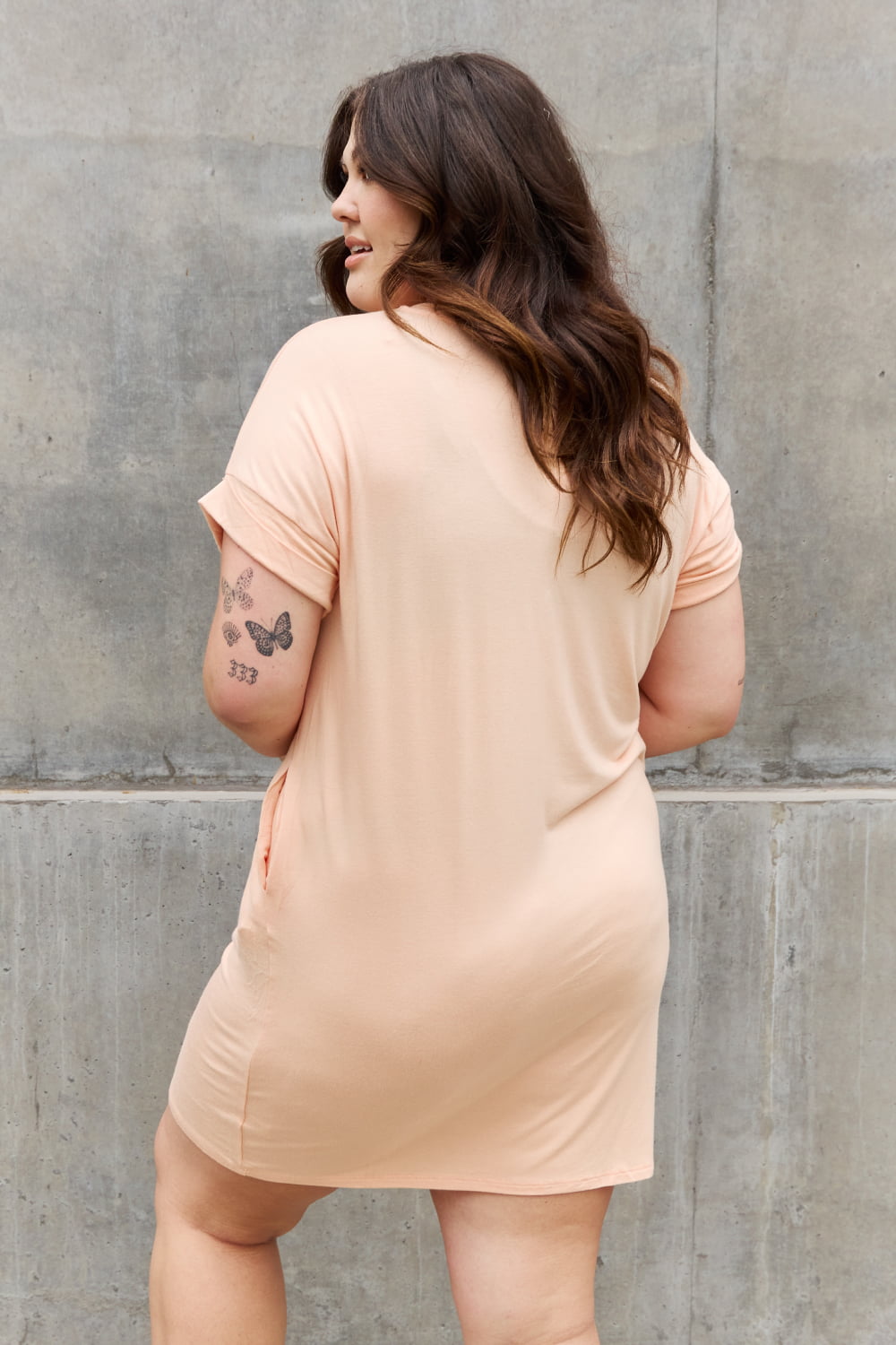 Culture Code V-Neck T-Shirt Dress
