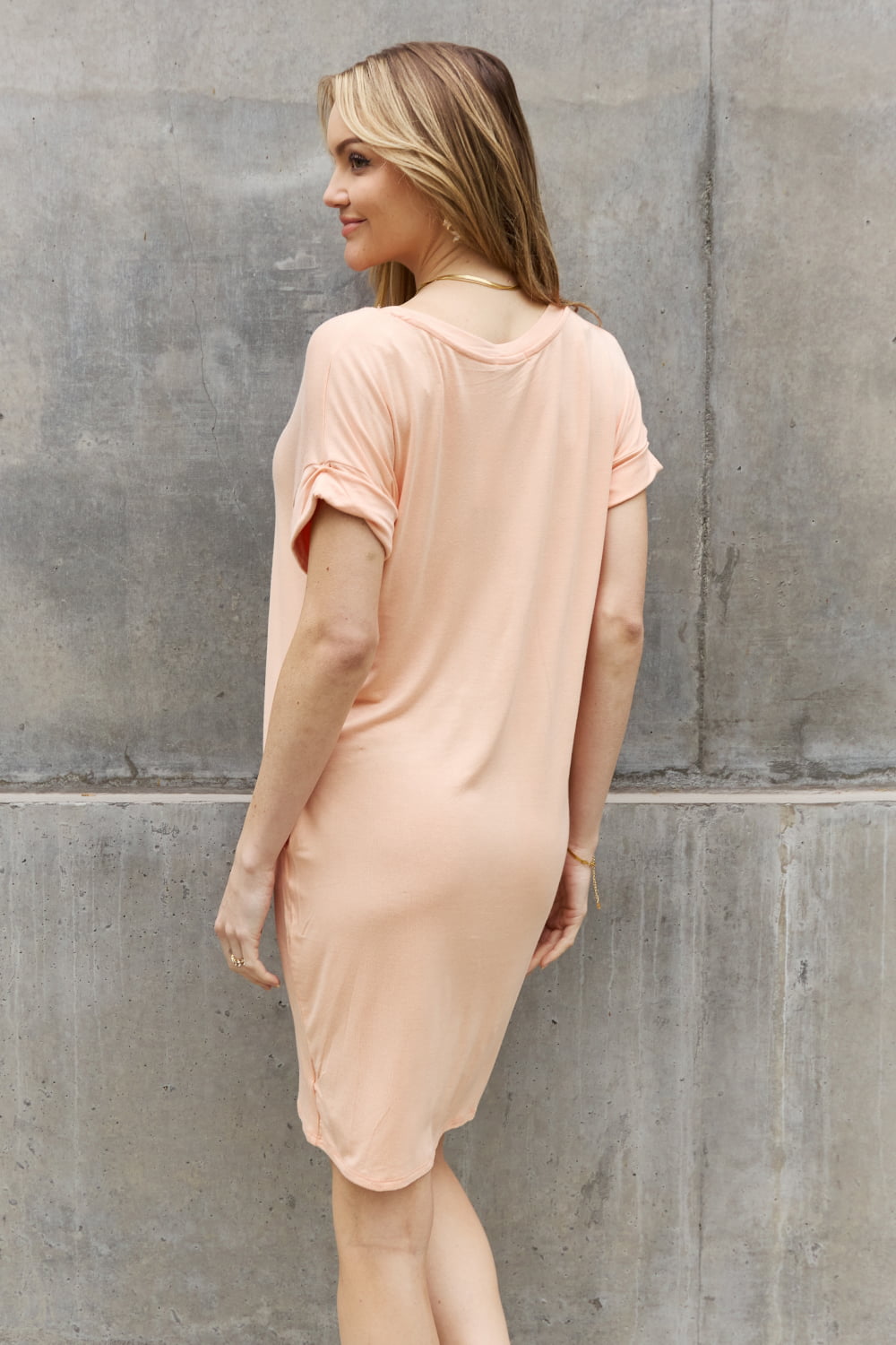 Culture Code V-Neck T-Shirt Dress