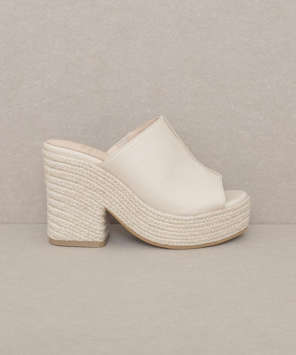 Oasis Society Melissa - Espadrille Platform Slide