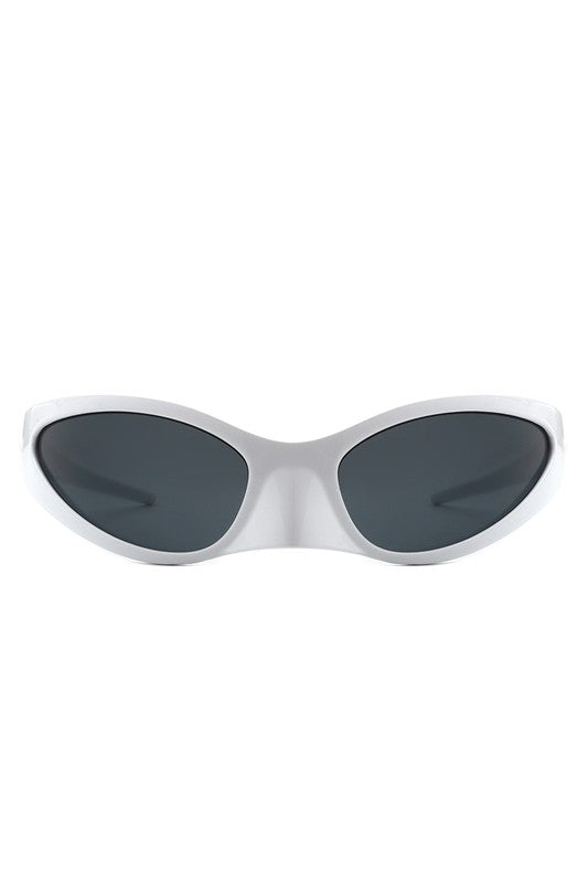 Rectangle Retro Irregular Oval Fashion Sunglasses