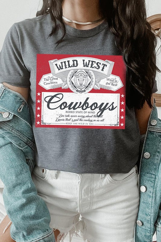 Wild West Cowboys Graphic T Shirts