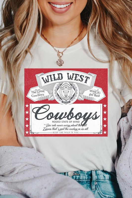 Wild West Cowboys Graphic T Shirts