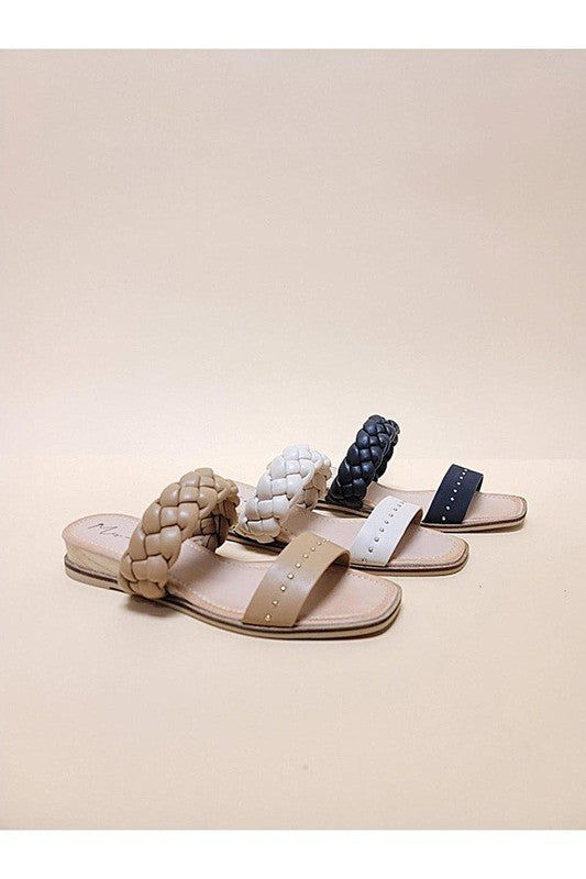 SILAS-SLIDE SANDALS