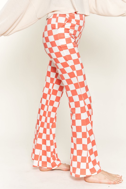 TENNESSEE ORANGE AND WHITE CHECKERED PANTS